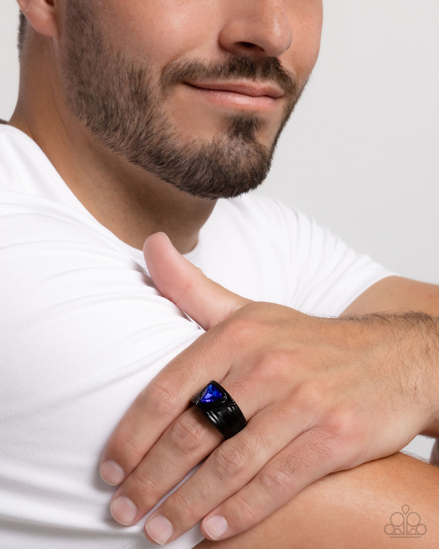 Men’s Collection Urban Trenchant Triangle - Blue Ring