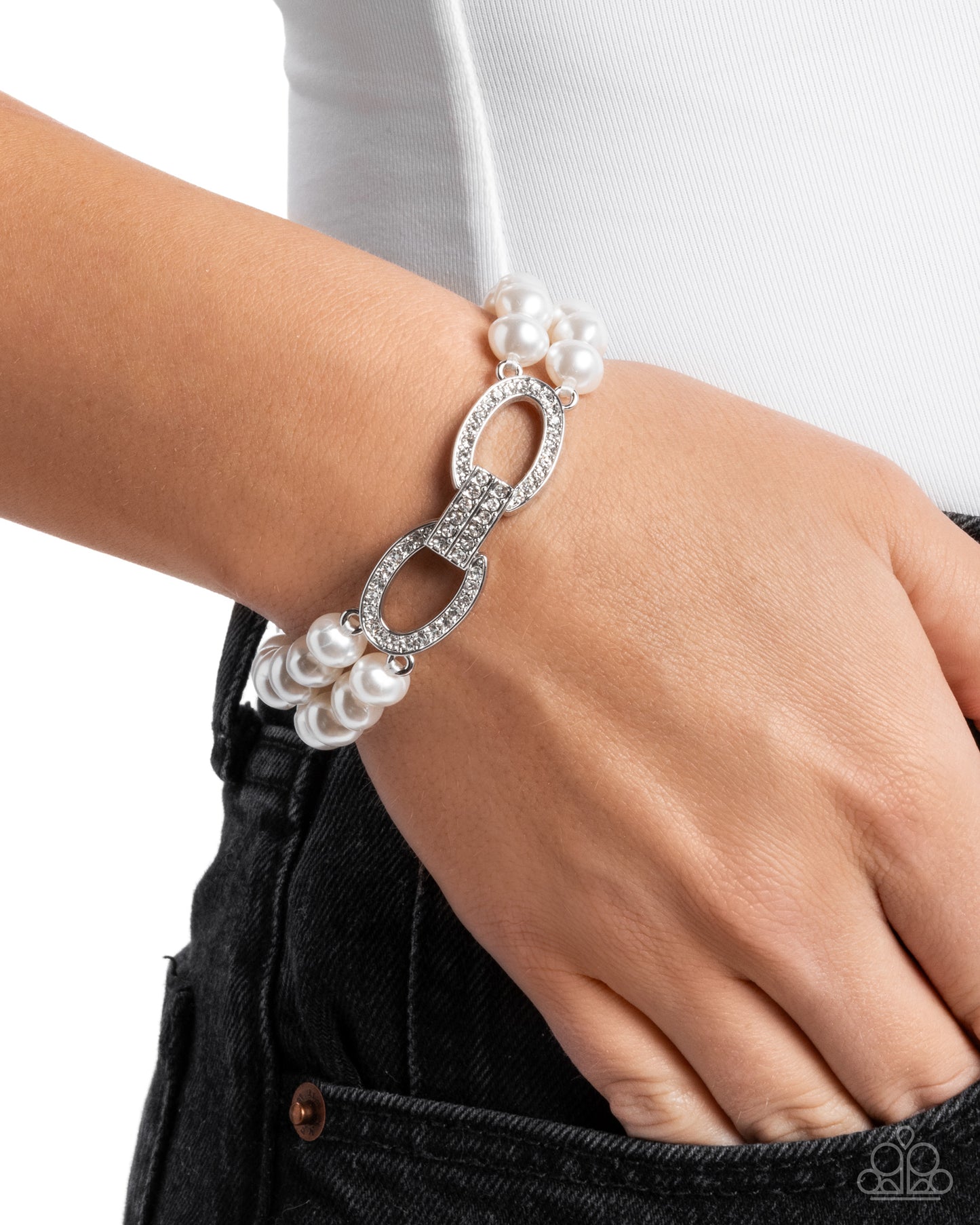 New Releases 10/16 Fancy-Free Fanfare - White Bracelet