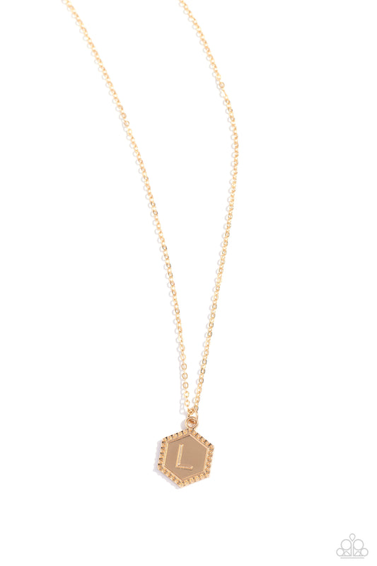 New Releases 9/29 Emblematic Elegance - Gold - L Necklace