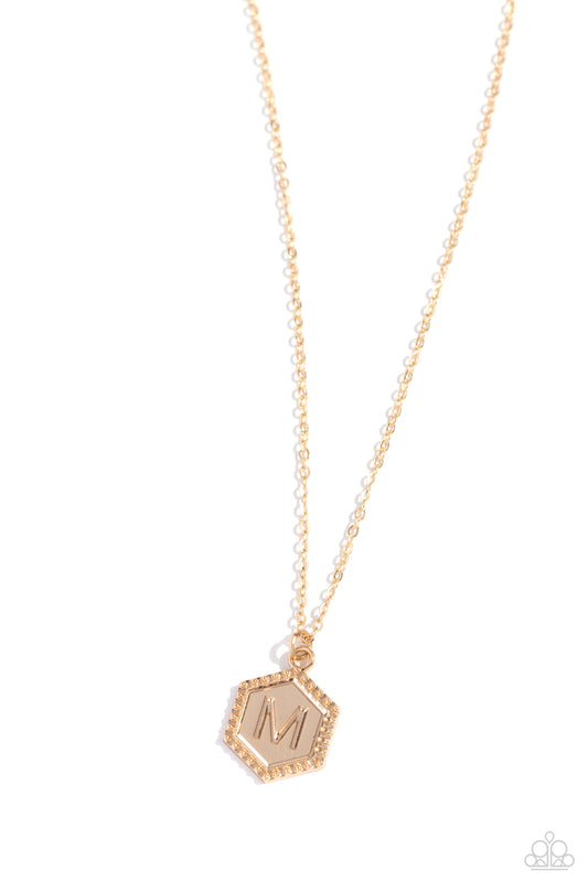 New Releases 9/29 Emblematic Elegance - Gold - M Necklace