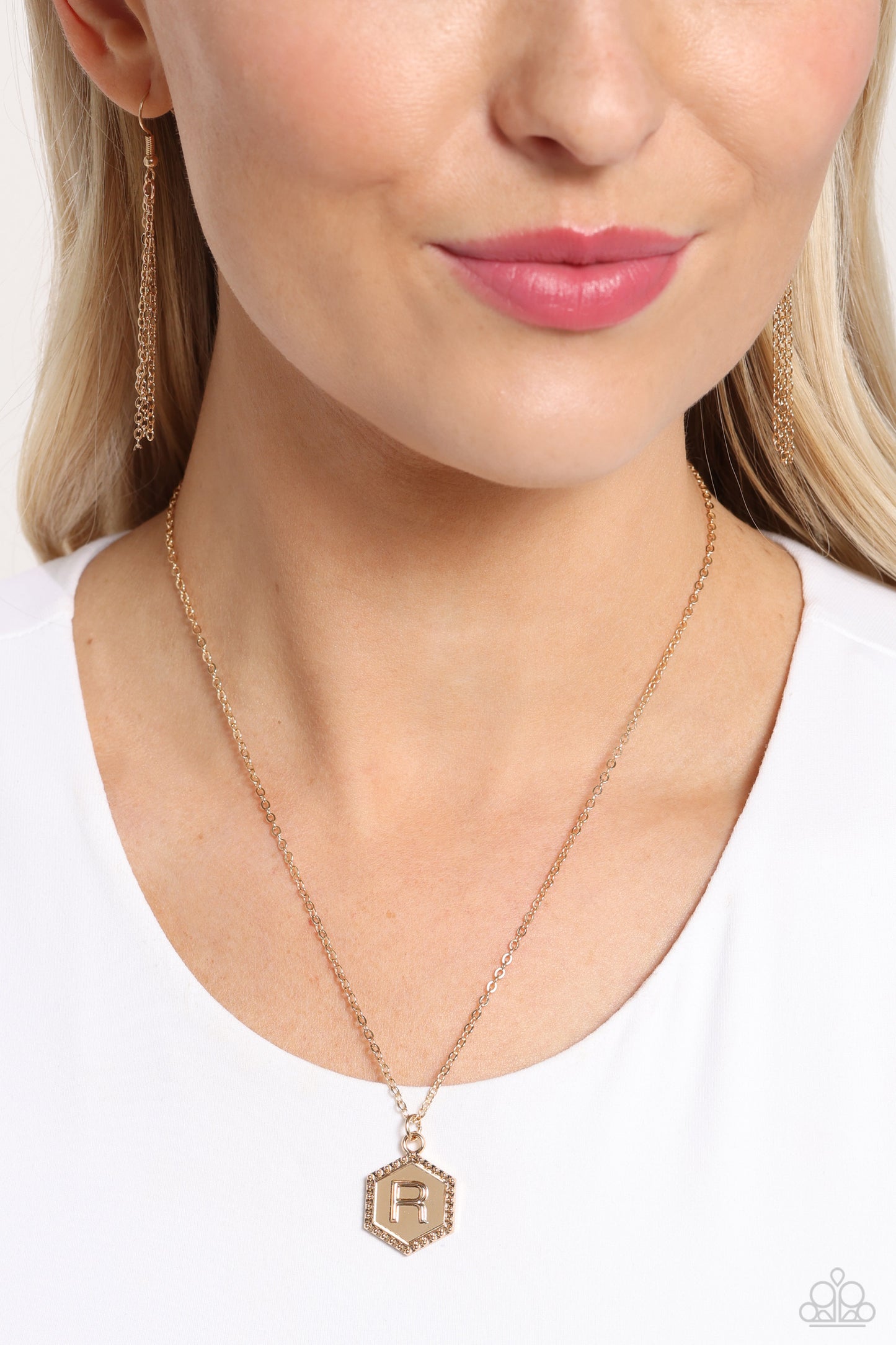 New Releases 9/29 Emblematic Elegance - Gold - R Necklace