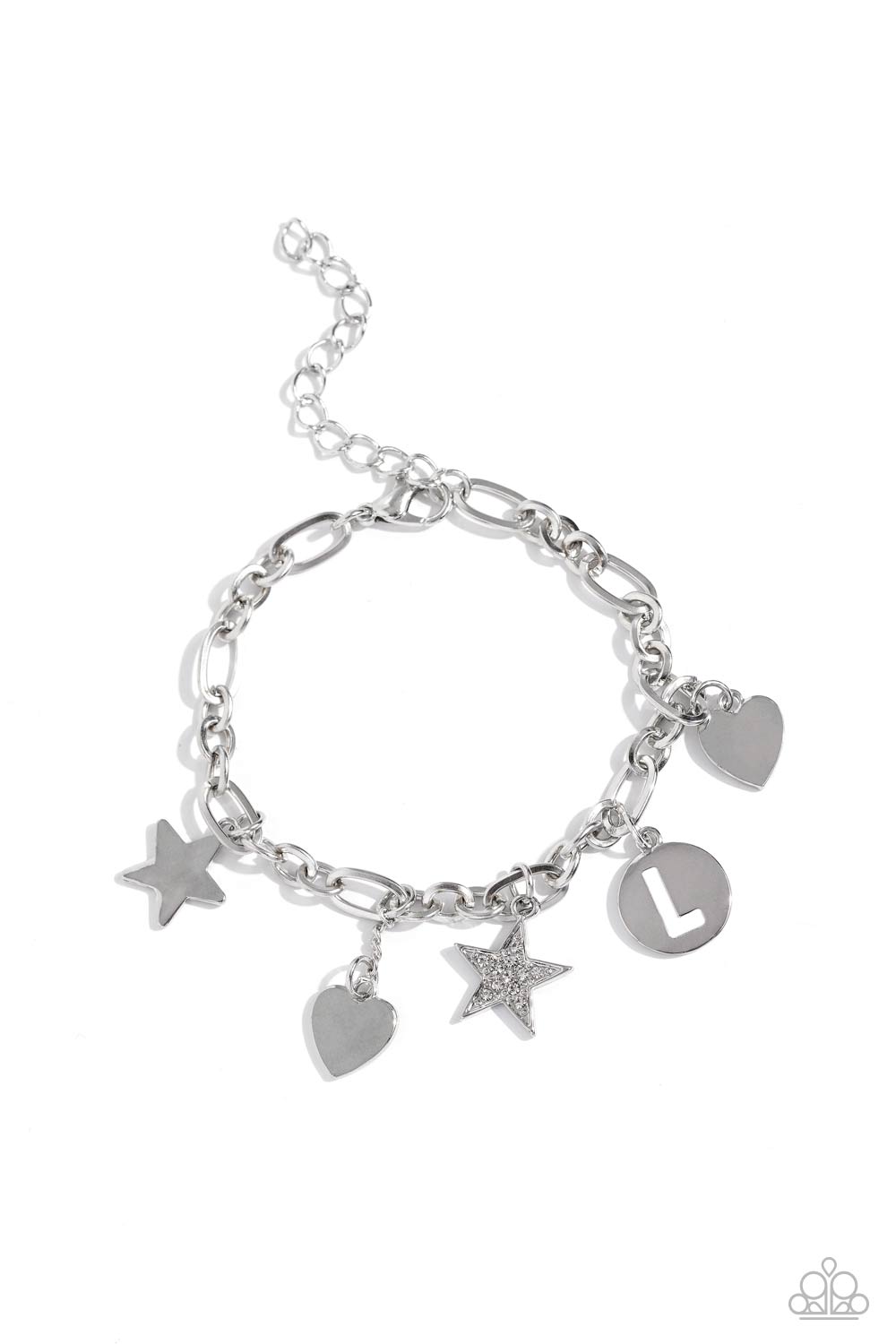 New Releases 9/29 Legacy Letters - White - L Bracelet