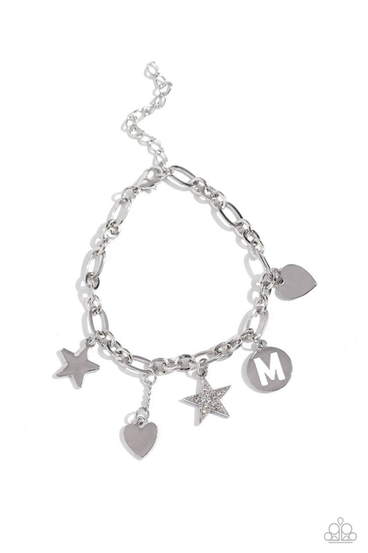 New Releases 9/29 Legacy Letters - White - M Bracelet