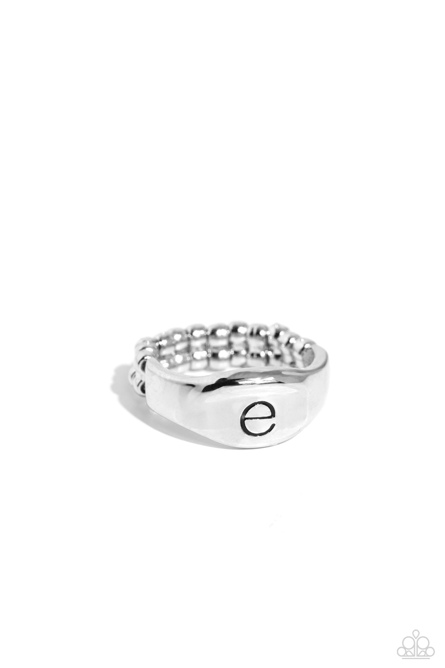 New Releases 4/16 Monogram Memento - Silver - E Ring