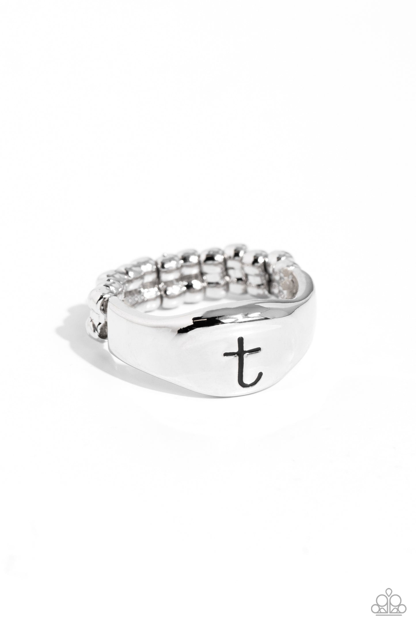 New Releases 4/16 Monogram Memento - Silver - T Ring