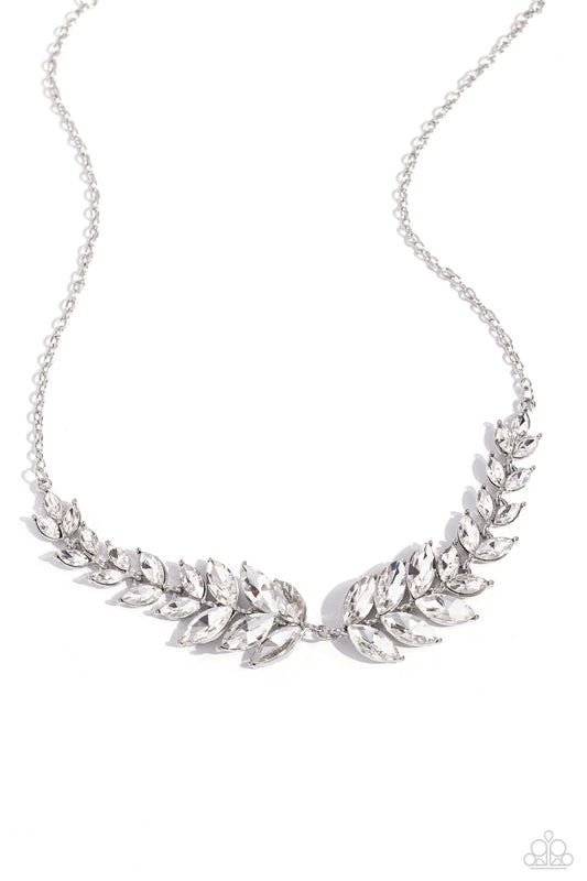 New Releases 3/28 Luxury Laurels - White Necklace