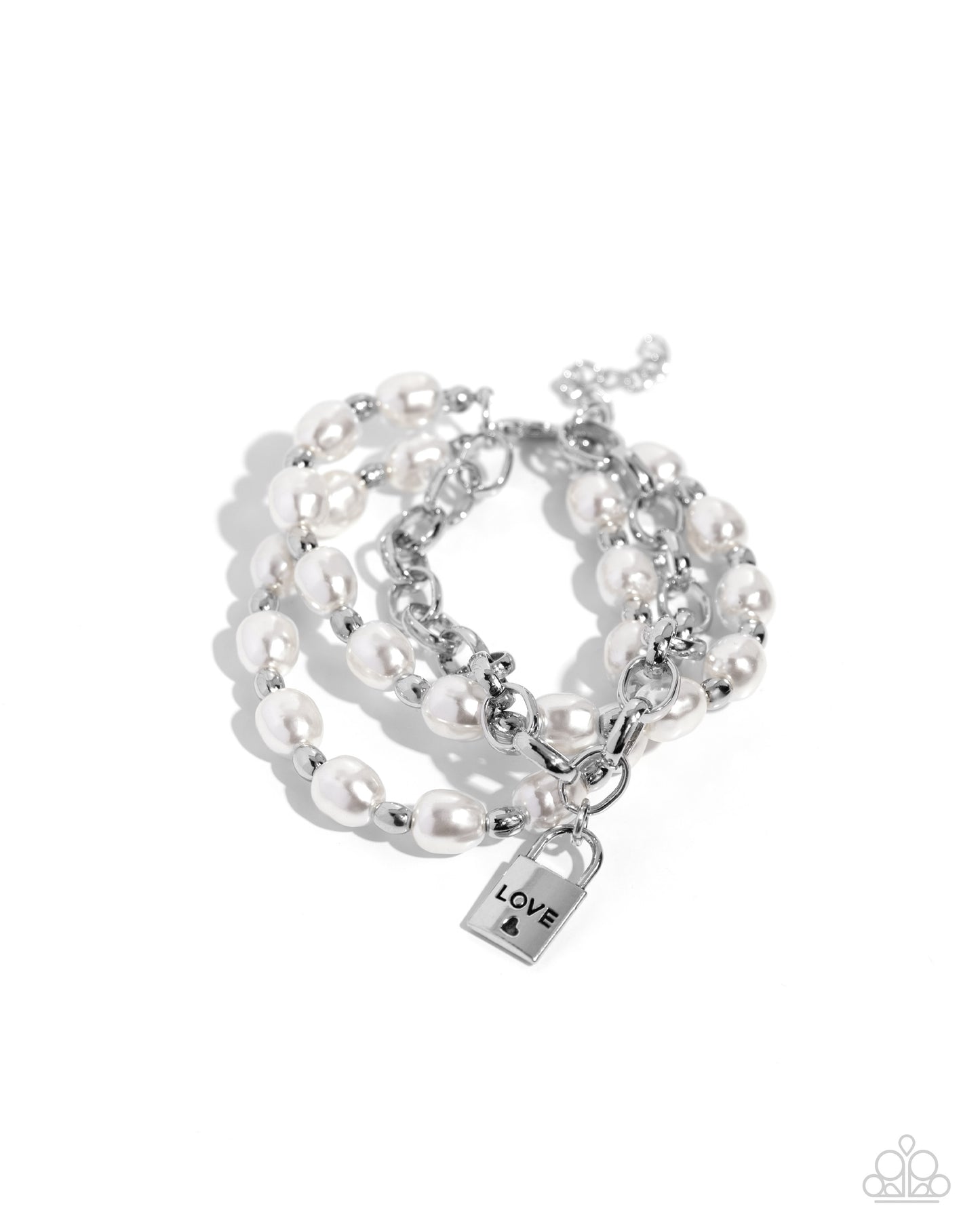 New Releases 6/26 LOVE-Locked Legacy - White Bracelet