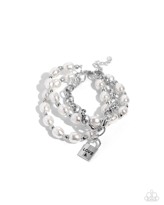 New Releases 6/26 LOVE-Locked Legacy - White Bracelet