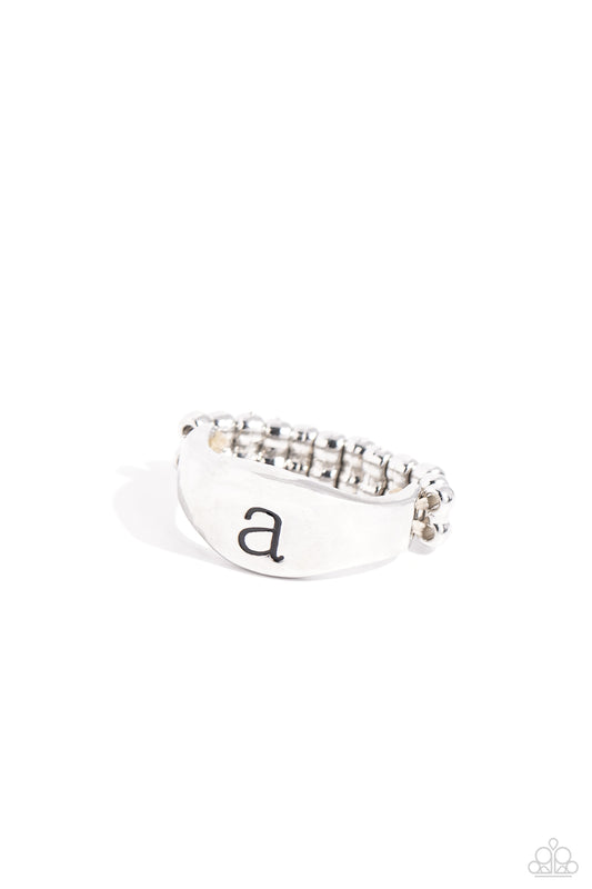 New Releases 4/16 Monogram Memento - A - Silver Ring