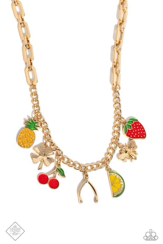 New Releases 3/25 Fruit Festival - Gold Necklace