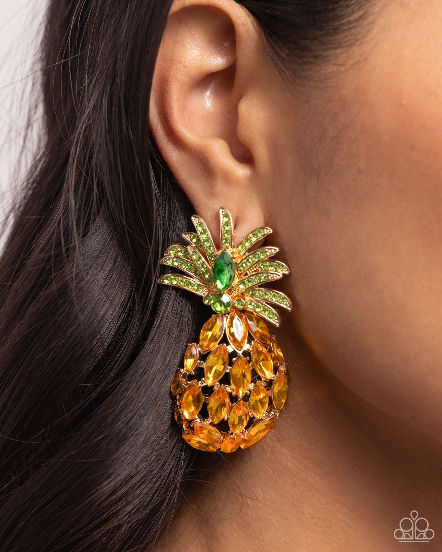 New Releases 5/2 Pineapple Pizzazz - Yellow Post Earrings