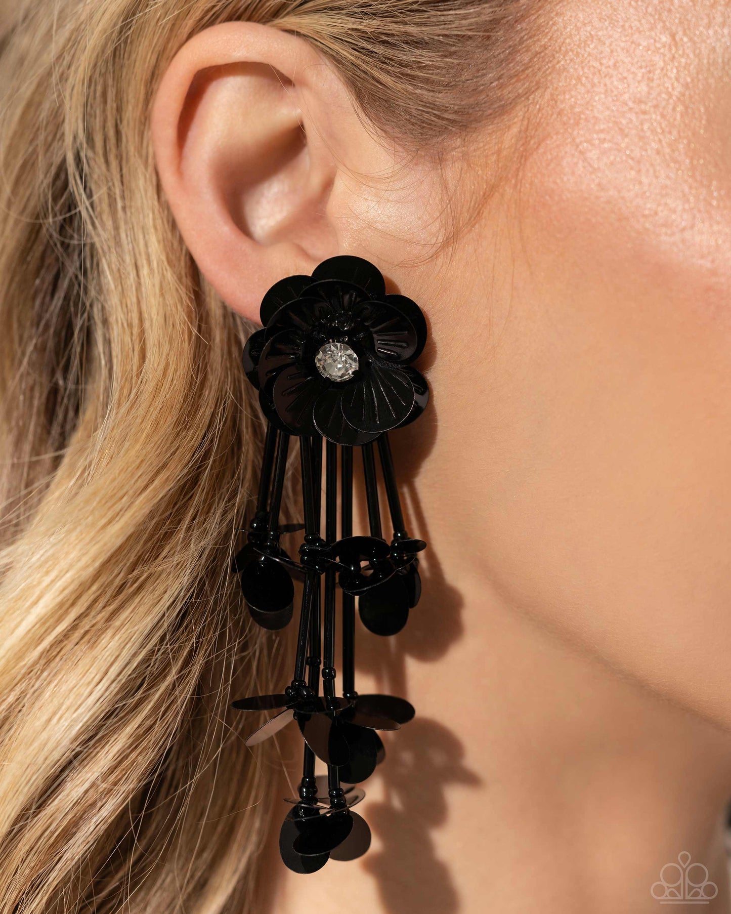 New Releases 4/14 Floral Future - Black Post Earrings