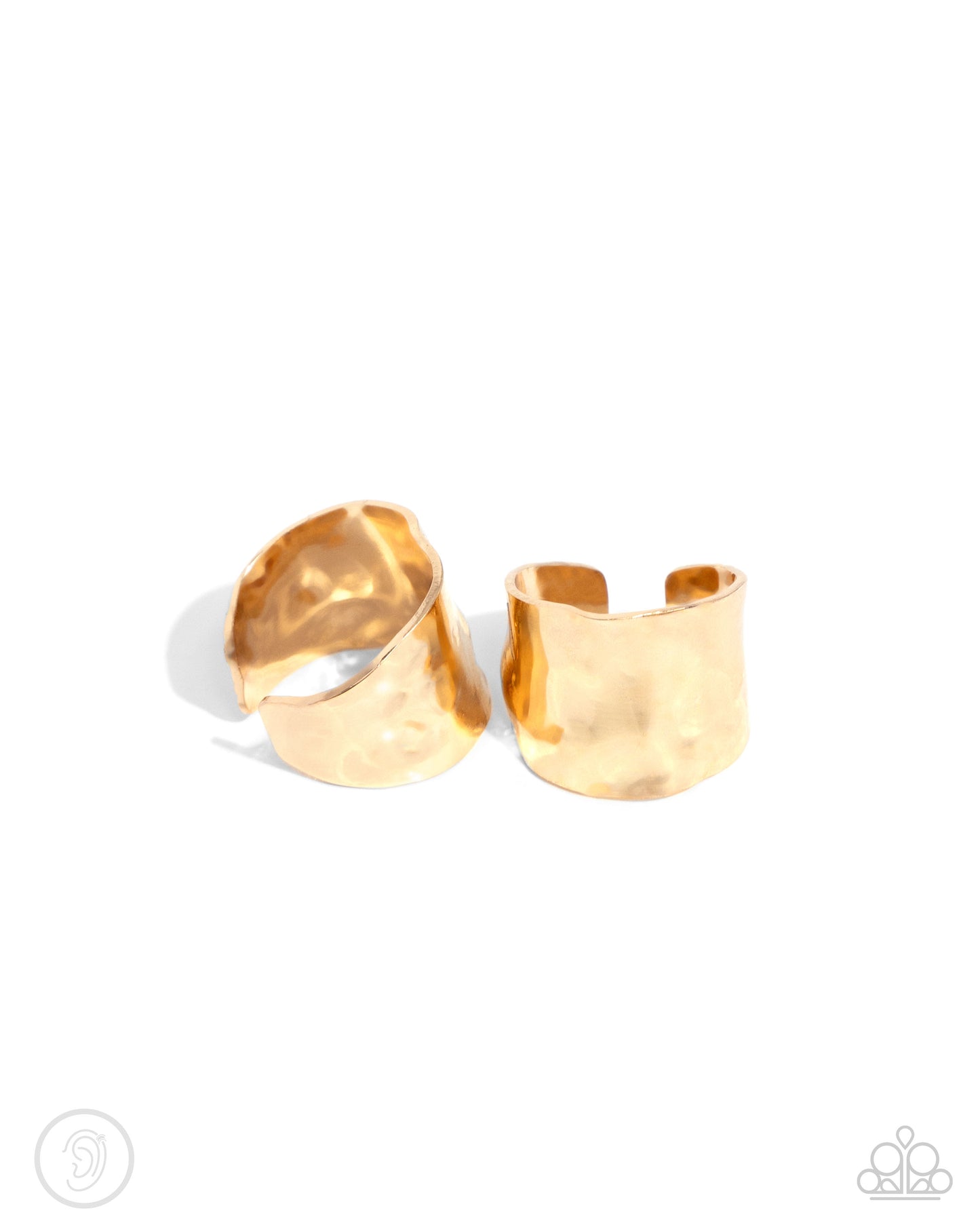 New Releases 6/27 Warped Wonder - Gold Cuff Earrings