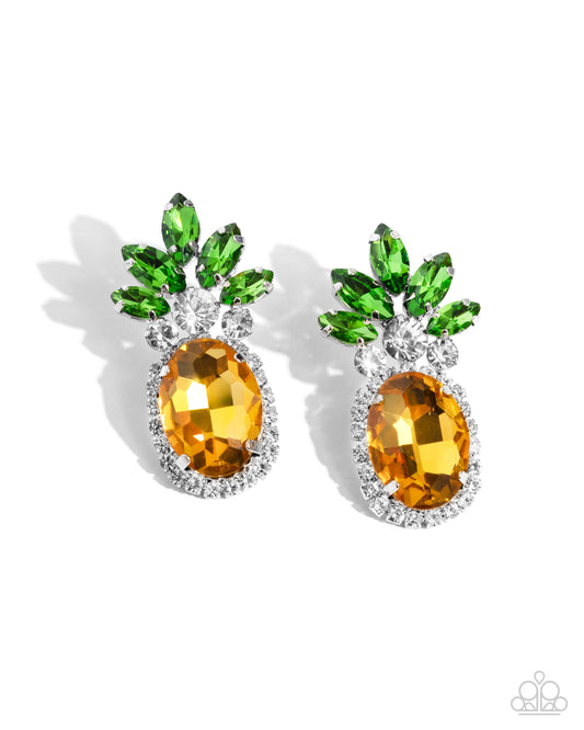 New Releases 7/5 Prismatic Pineapple - Yellow Post Earrings