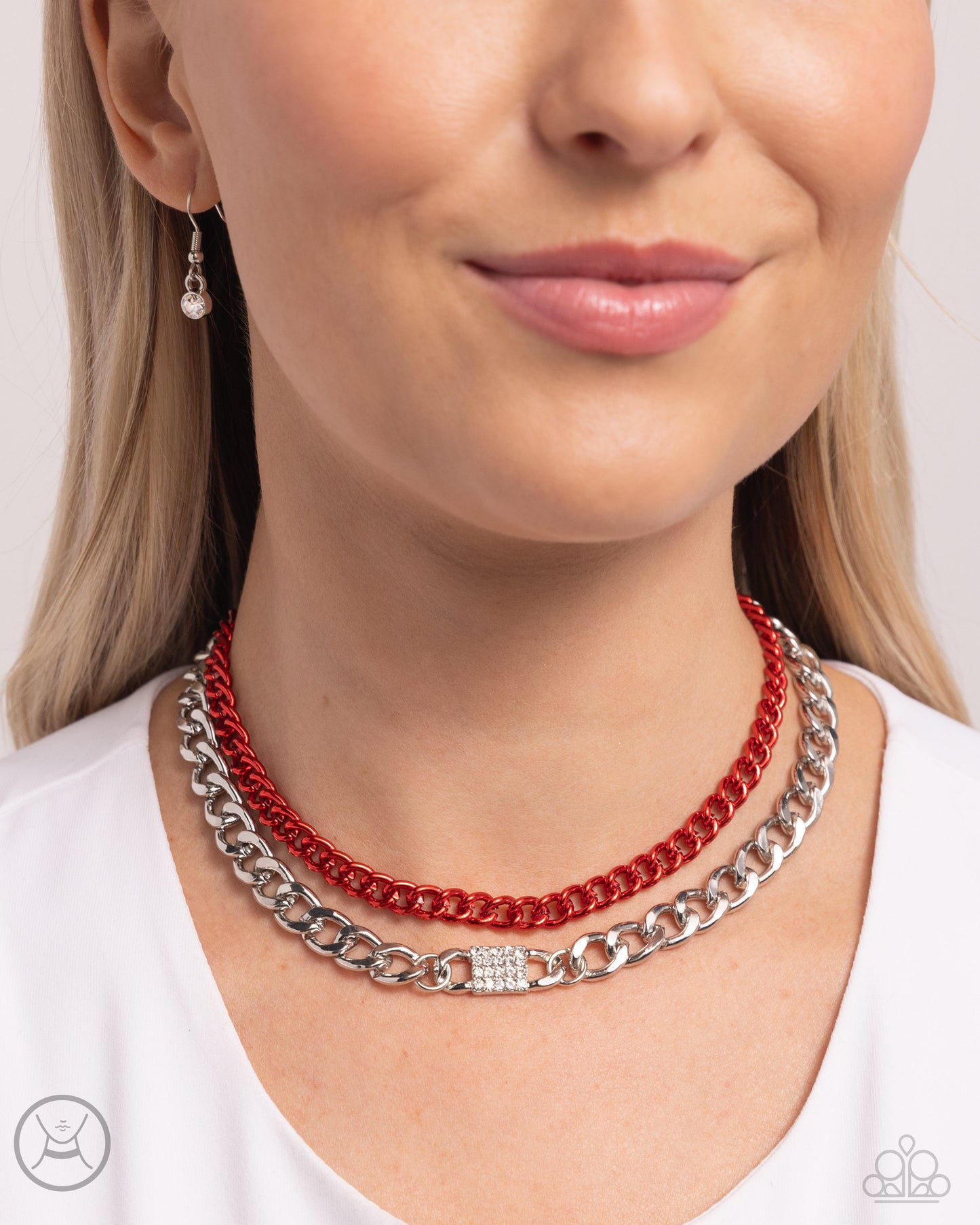 New Releases 5/10 Exaggerated Effort - Red Choker Necklace