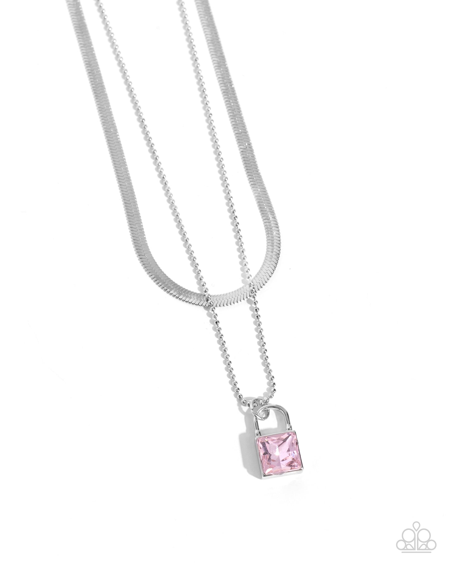 Paparazzi Accessories Padlock Possession - Pink Necklace