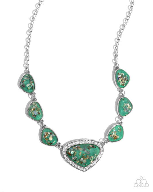 New Releases 5/28 Discreet Dazzle - Green Necklace