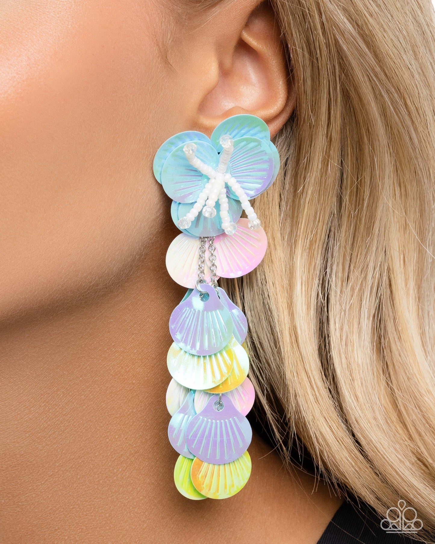 New Releases 8/1 Under the Waves - Blue Post Earrings