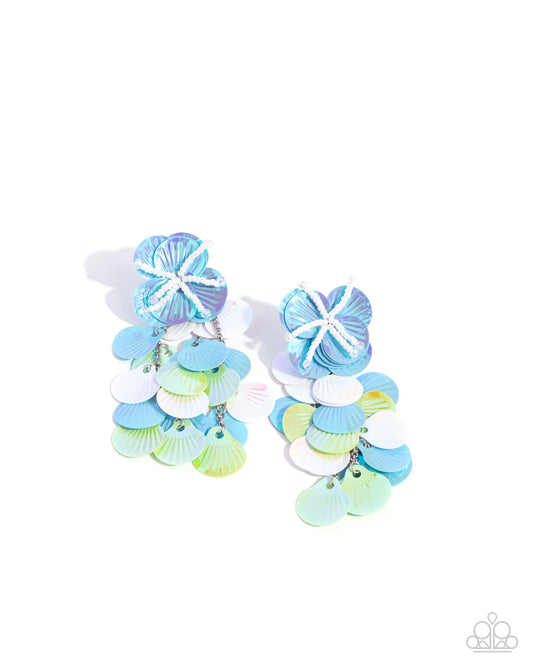 New Releases 8/1 Under the Waves - Blue Post Earrings