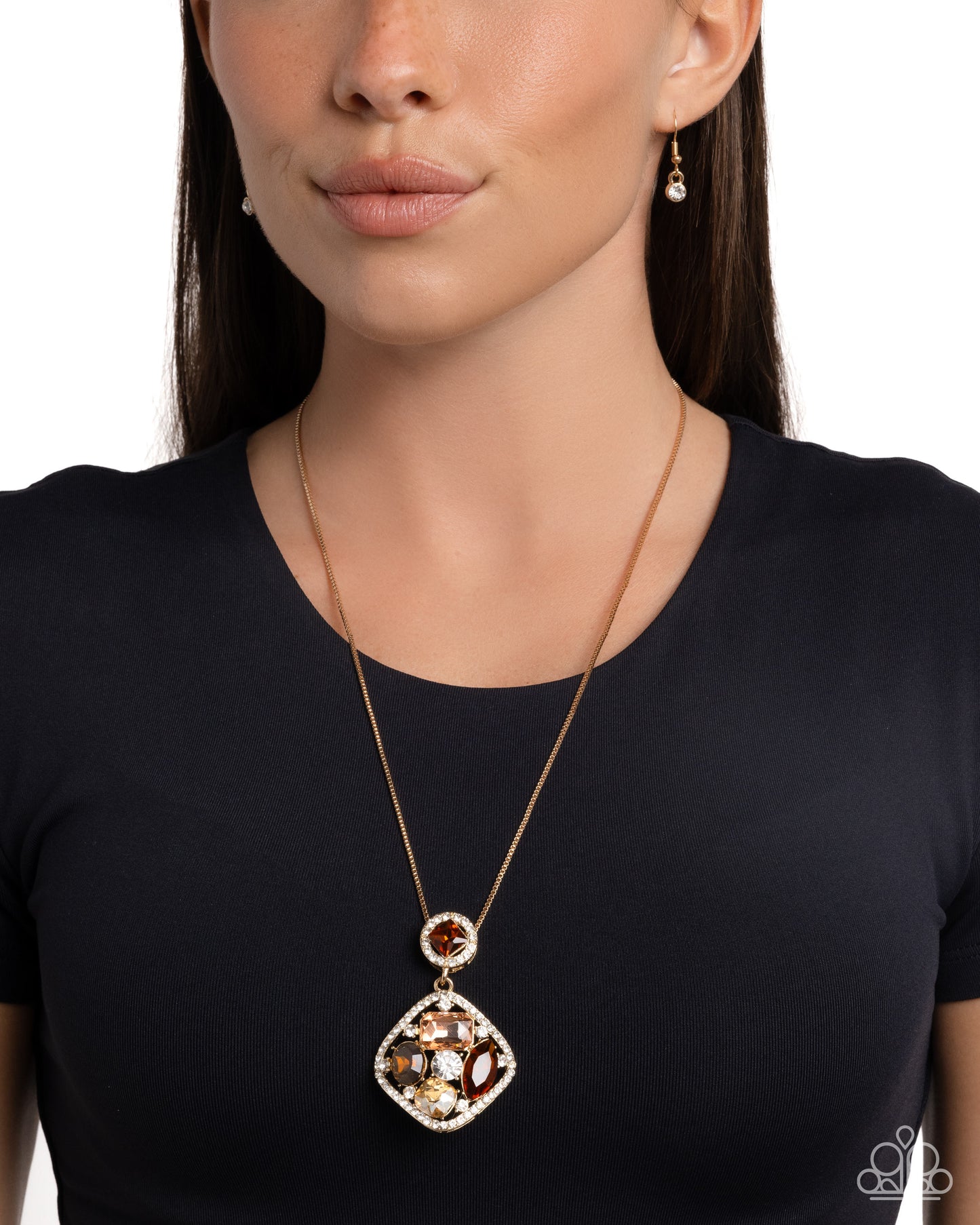 New Releases 8/28 Pronged Princess - Brown Necklace