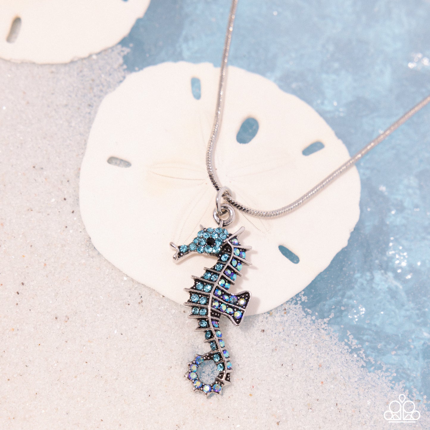 New Releases 7/25 Seahorse Shanty - Blue Necklace