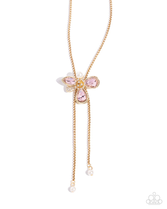 New Releases 7/12 FLORAL Values - Pink Necklace