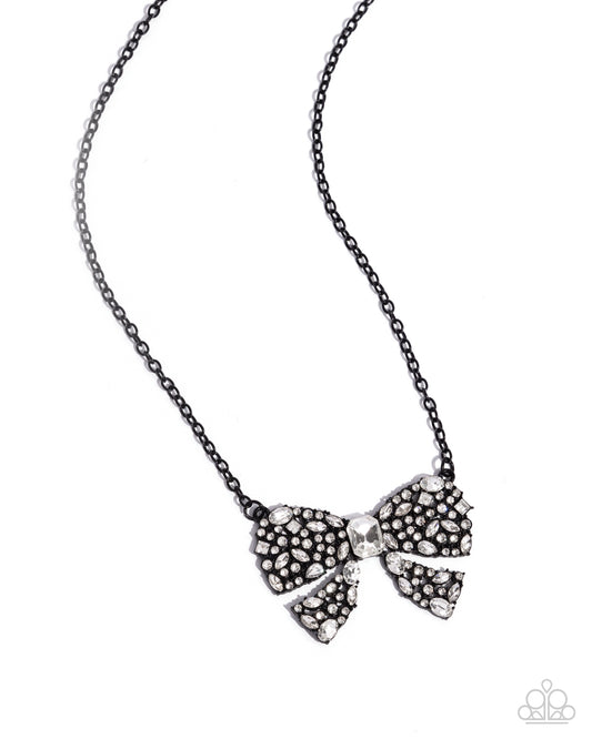 New Releases 8/15 Bewitching Bow - Black Necklace