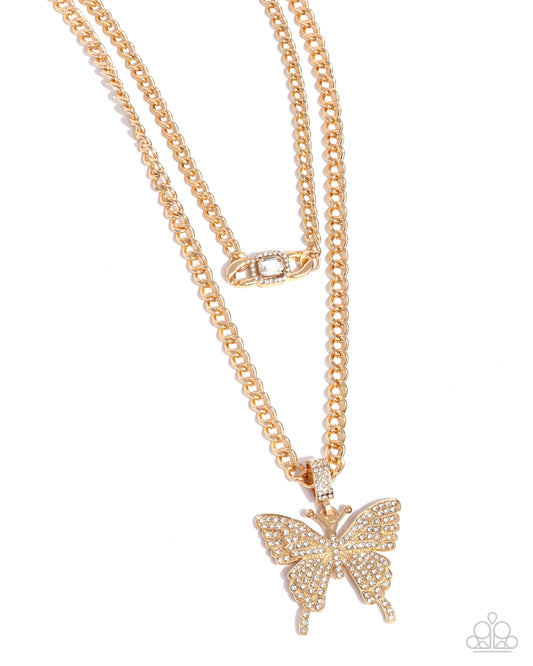 Aerial Arrangement - Gold Necklace