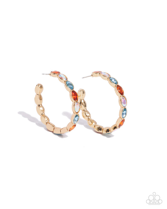 New Releases 9/4 Pressing Princess - Gold Hoop Earrings