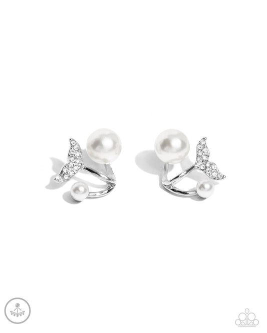 New Releases 6/11 Modular Mermaid - White Post Earrings