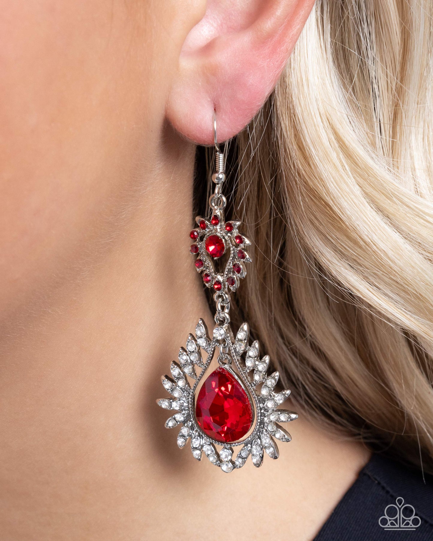 New Releases 9/13 Teardrop Traveler - Red Earrings