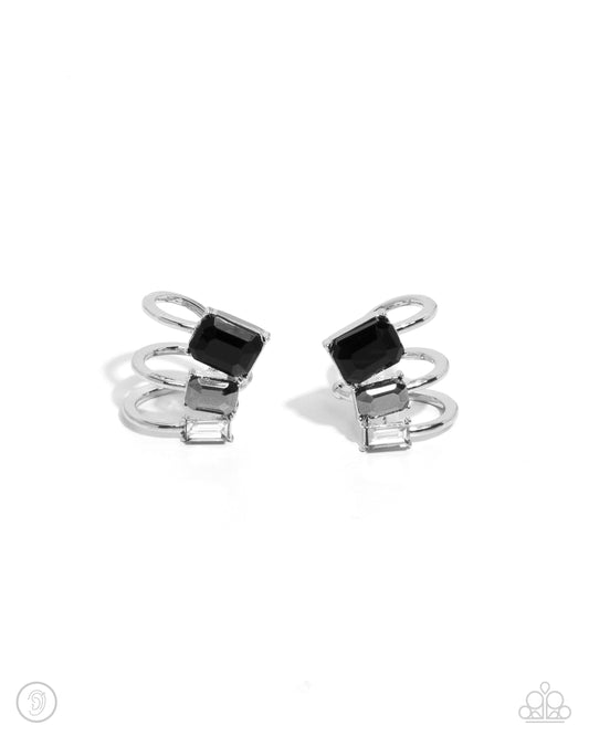 New Releases 6/10 Impressive Shimmer - Silver Cuff Earrings