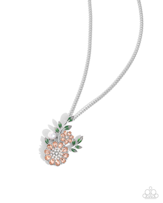 New Releases 8/26 Botanical Bunch - Orange Necklace