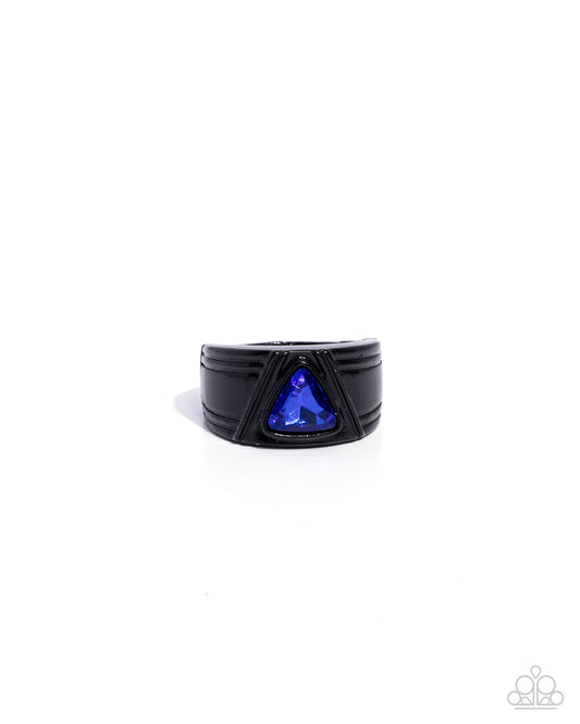 Men’s Collection Urban Trenchant Triangle - Blue Ring