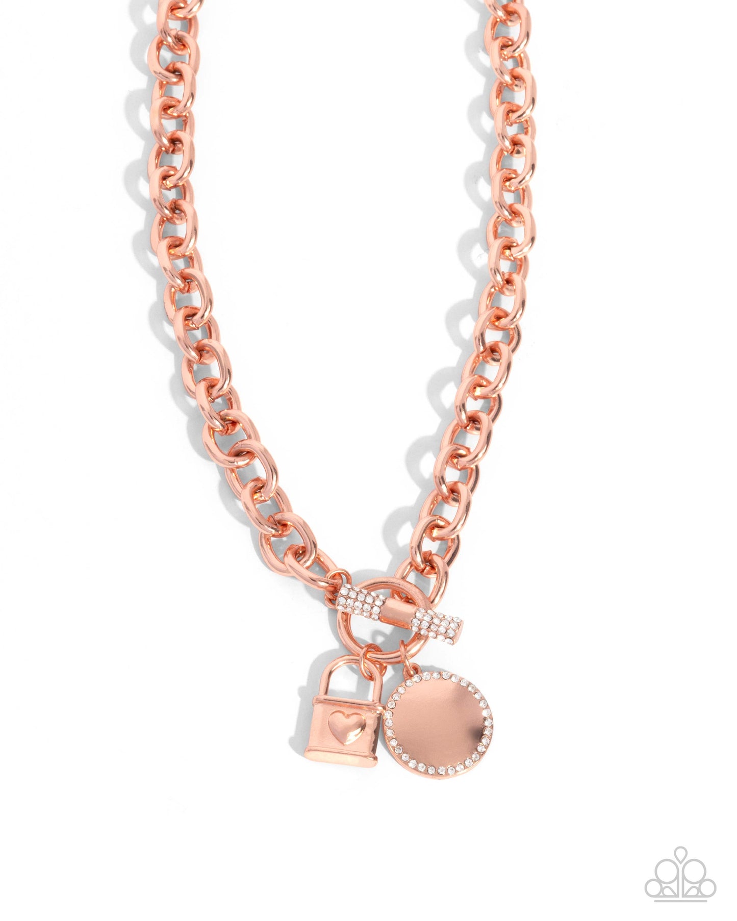 New Releases 9/27 Locked Lady - Copper Necklace