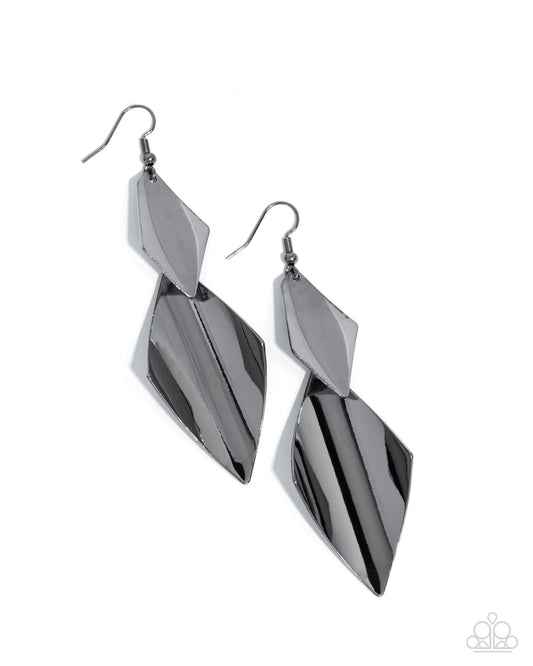 New Releases 10/18 Skillfully Sheared - Black Earrings