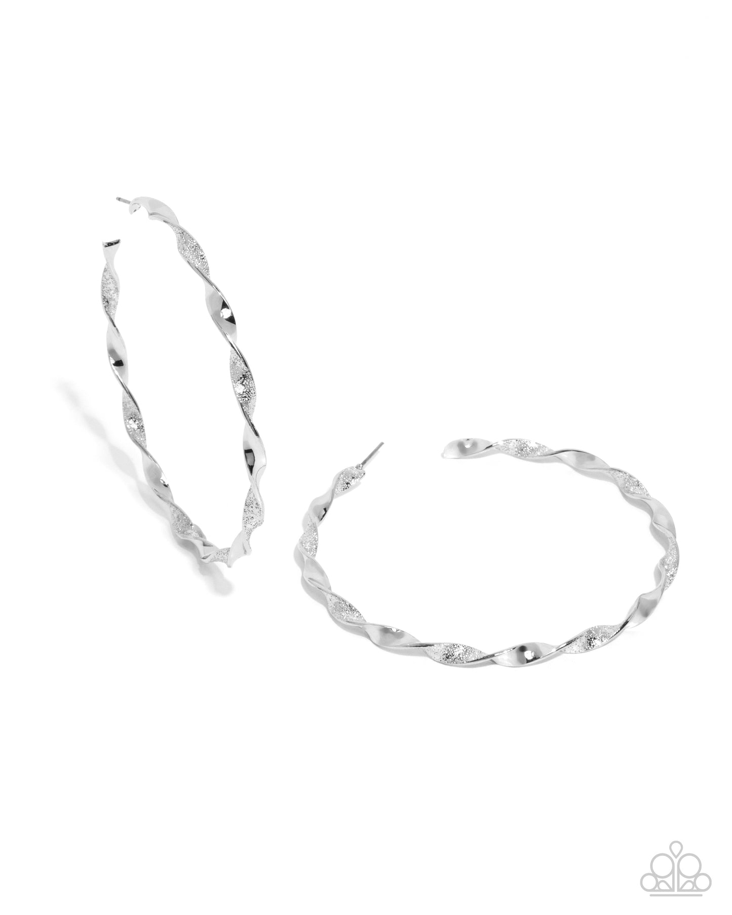 New Releases 9/27 Steady Spirals - Silver Hoop Earrings