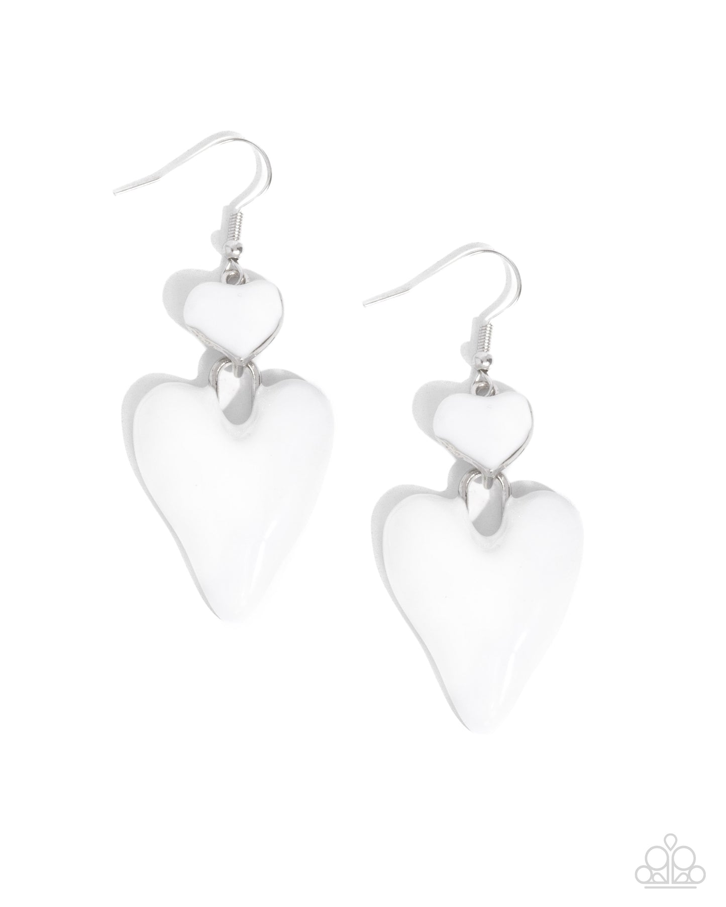 New Releases 9/25 Colorful Chemistry - White Earrings