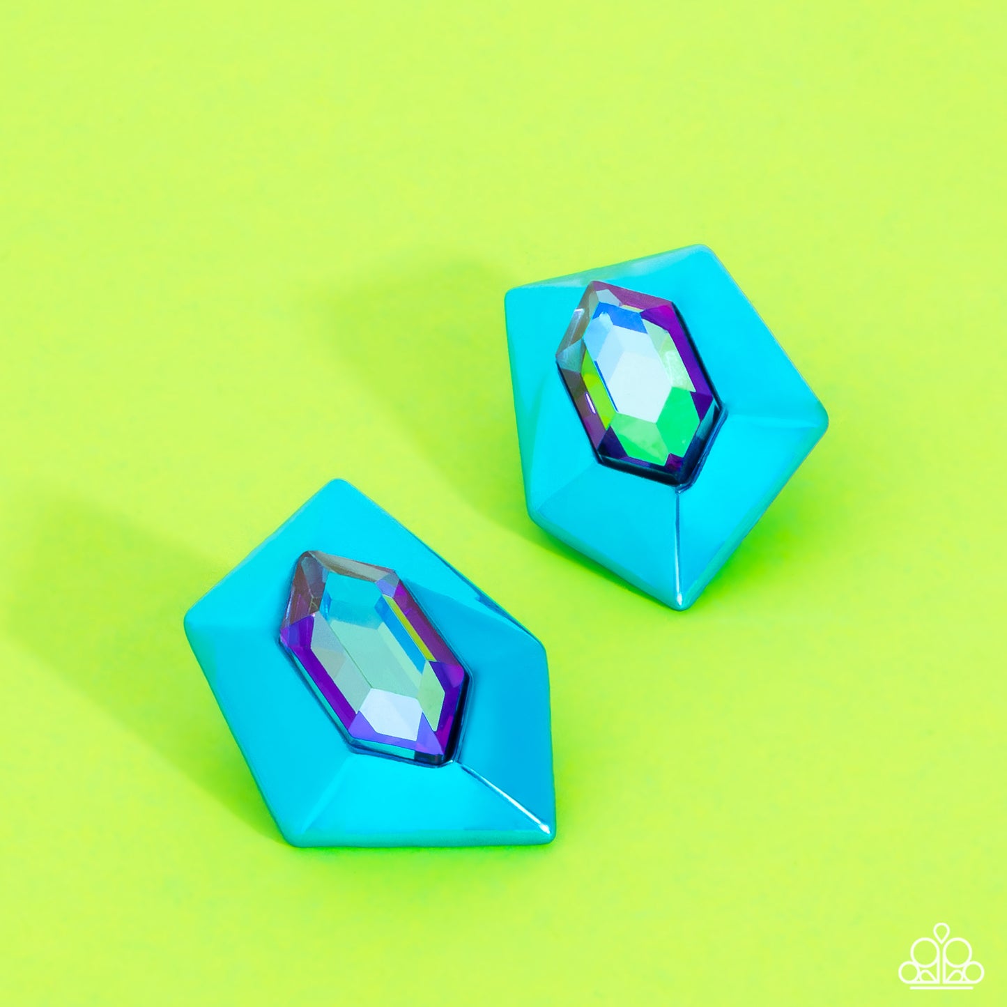 New Releases 9/27 Dauntless Detail - Blue Clip-on Earrings