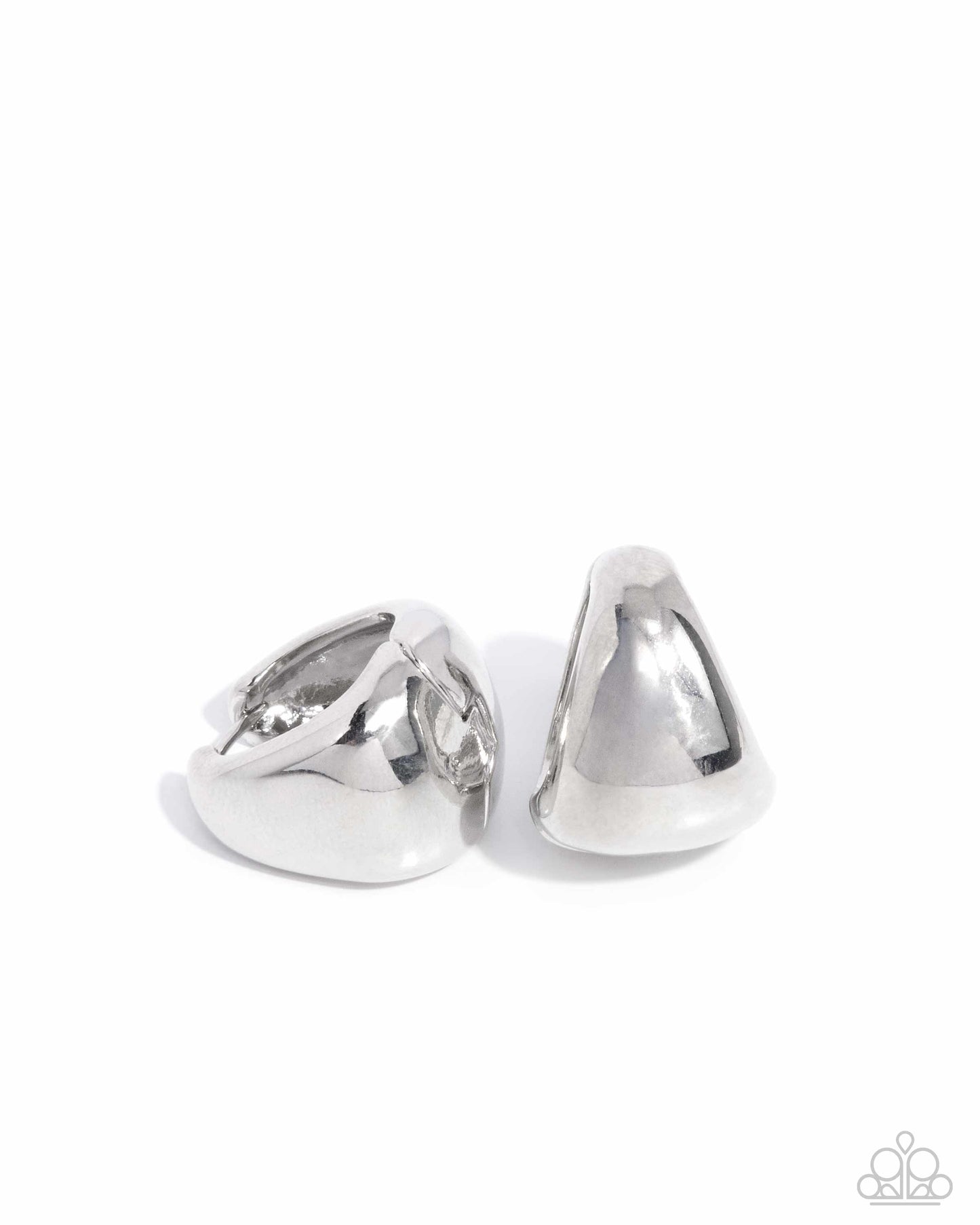 New Releases 9/12 Thick as Thieves - Silver Hinge Hoop Earrings