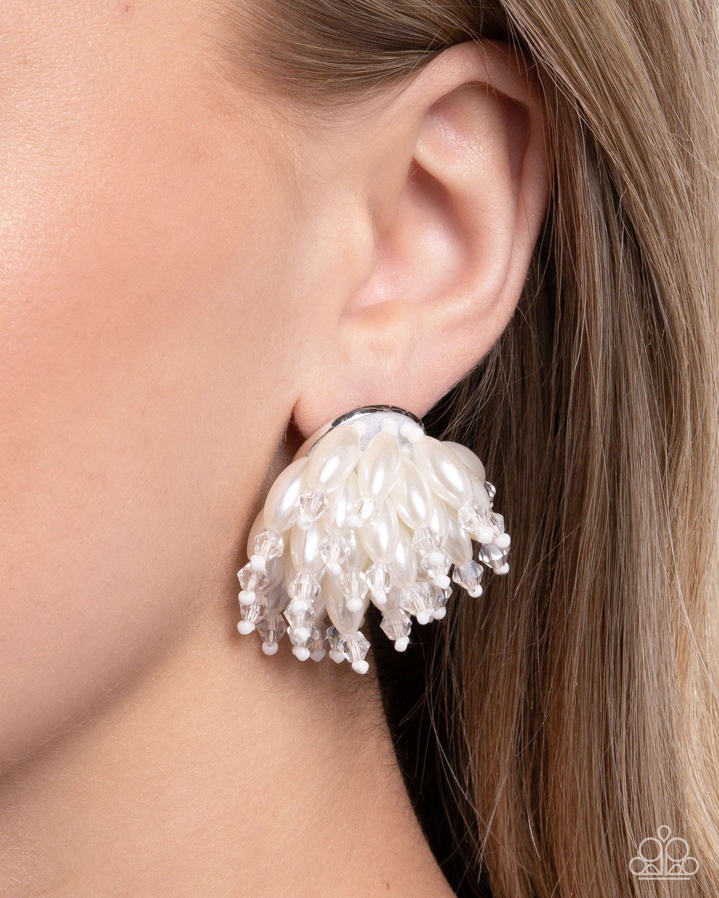 New Releases 7/18 Sunset Shower - White Post Earrings