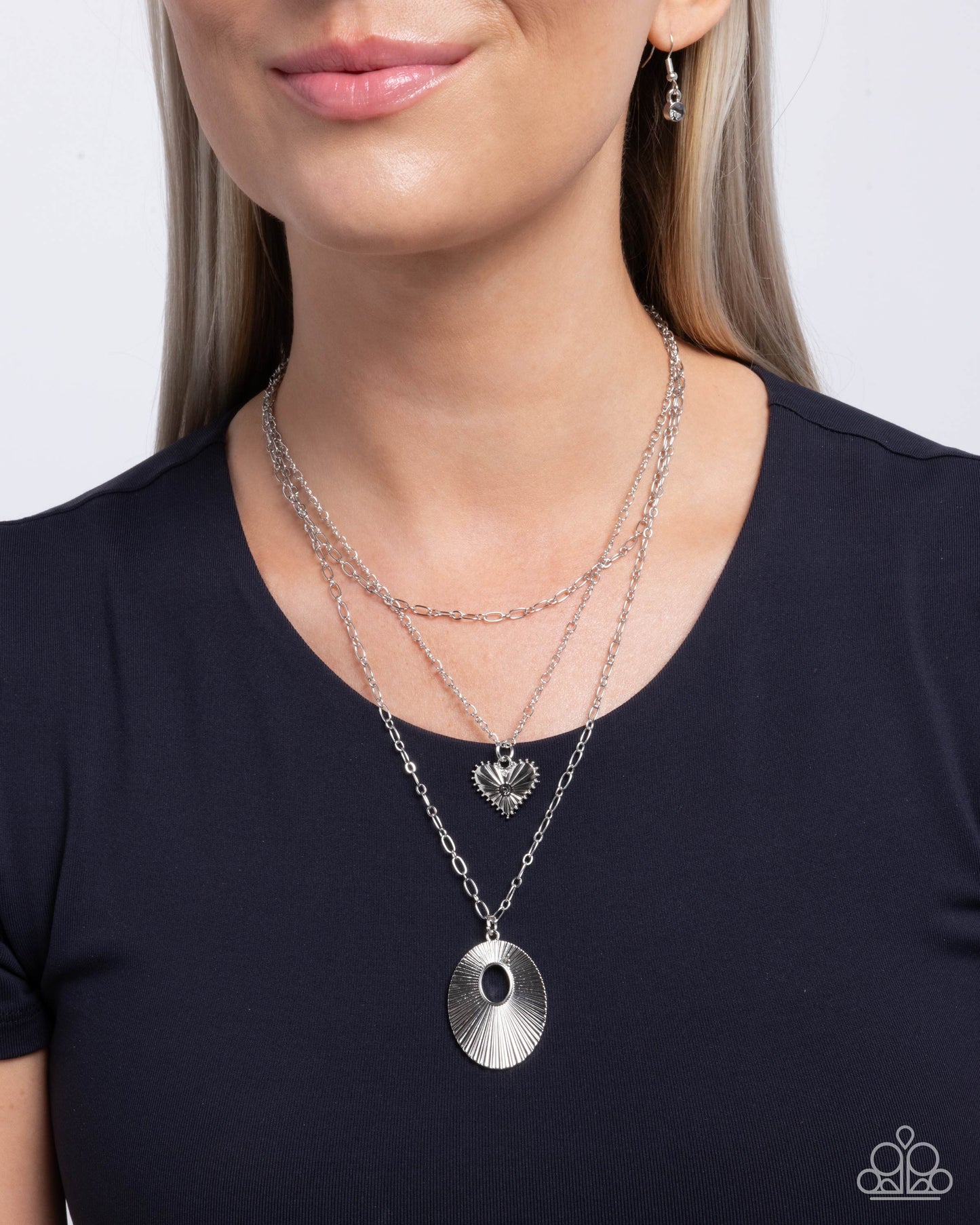 Sunburst Stage - Silver Necklace