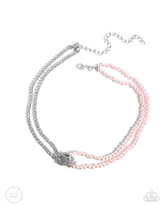 New Releases 10/23 Twisted Twin - Pink Choker Necklace