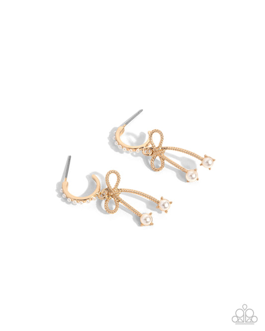 New Releases 10/26 Charming Coquette - Gold Hoop Earrings