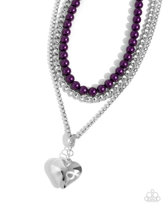 New Releases 10/7 Easy Elevation - Purple Necklace