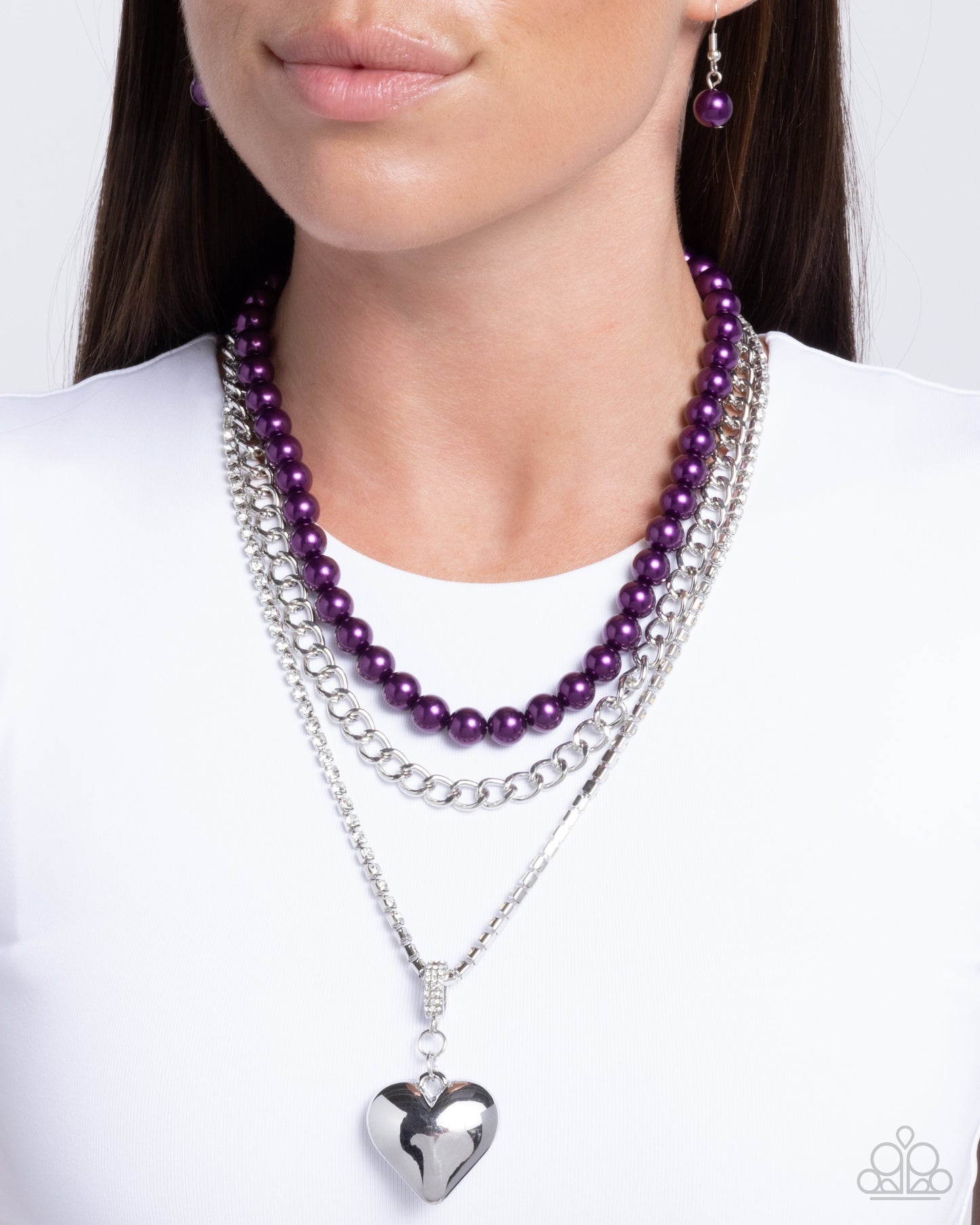 New Releases 10/7 Easy Elevation - Purple Necklace