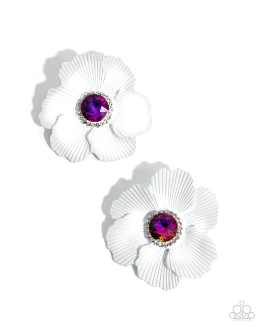 New Releases 10/21 Organic Growth - White Post Earrings