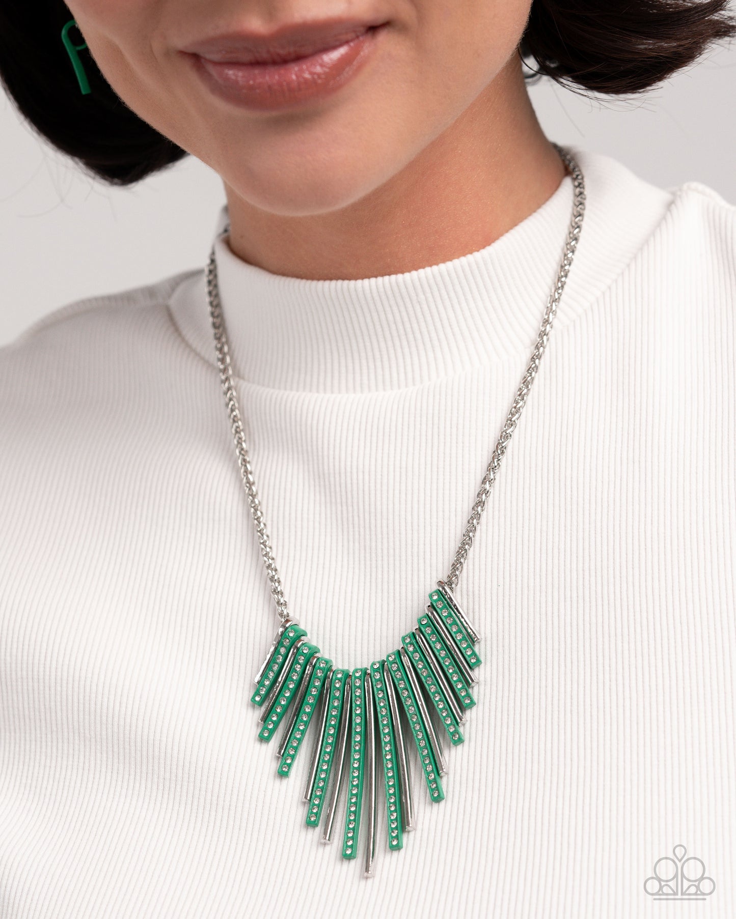 New Releases 8/30 Complete Look Green Necklace & Bracelet