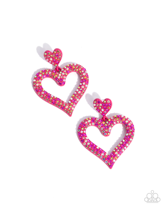 New Releases 11/7 Dazzling Deed - Pink Earrings