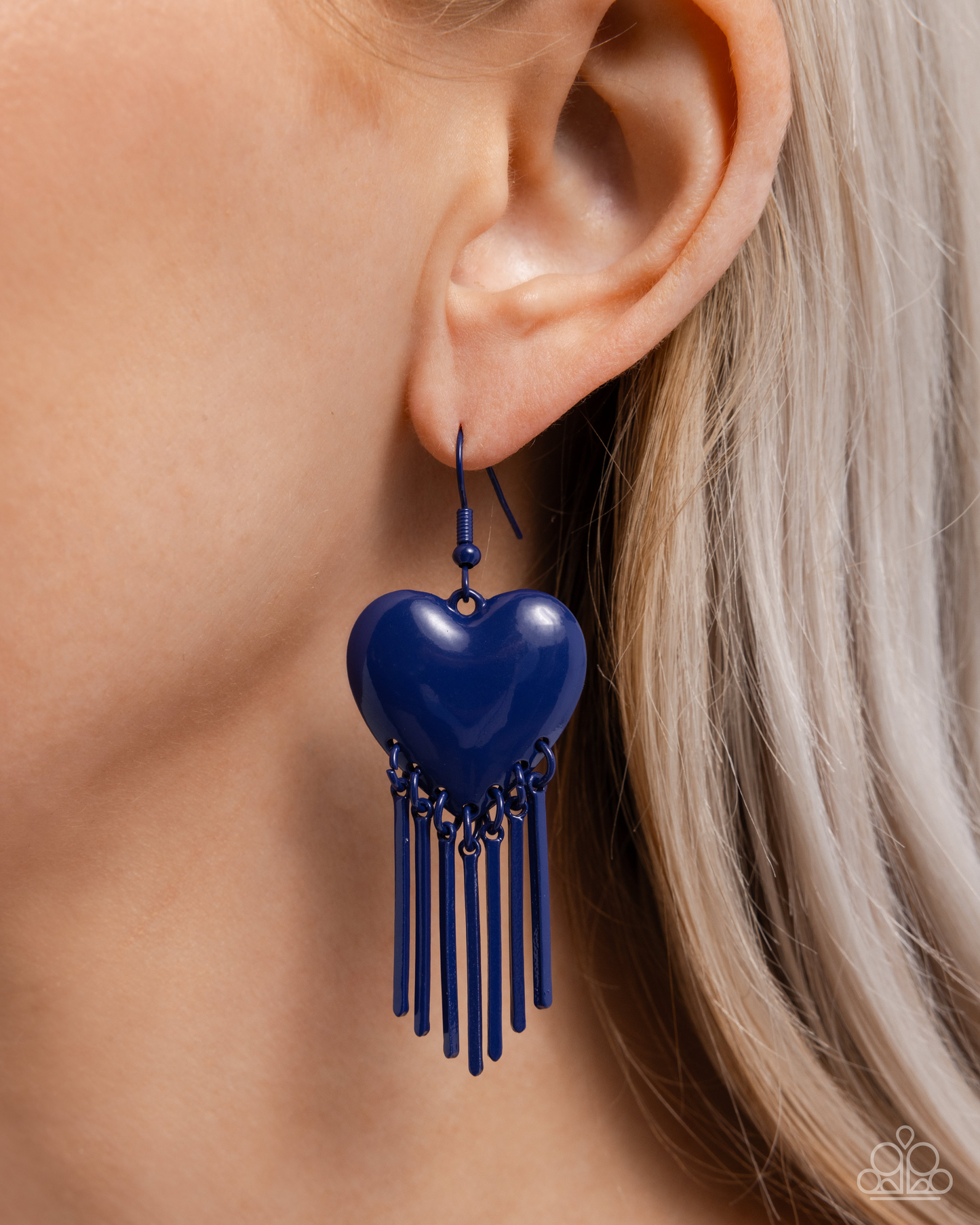 New Releases 1/7 Flirty Fringe - Blue Earrings